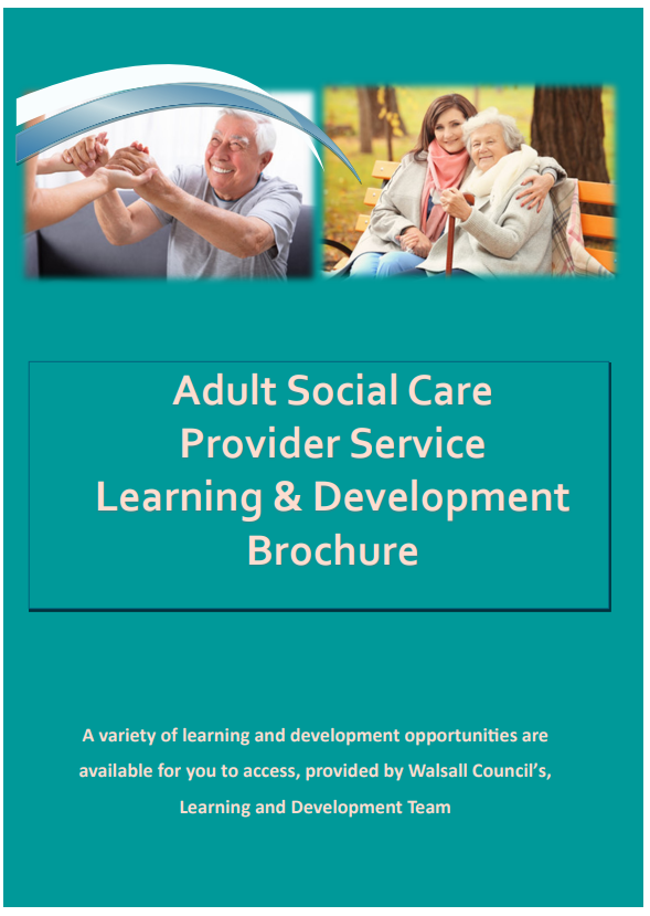 Image of cover page of ASC Provider service learning and development brochure